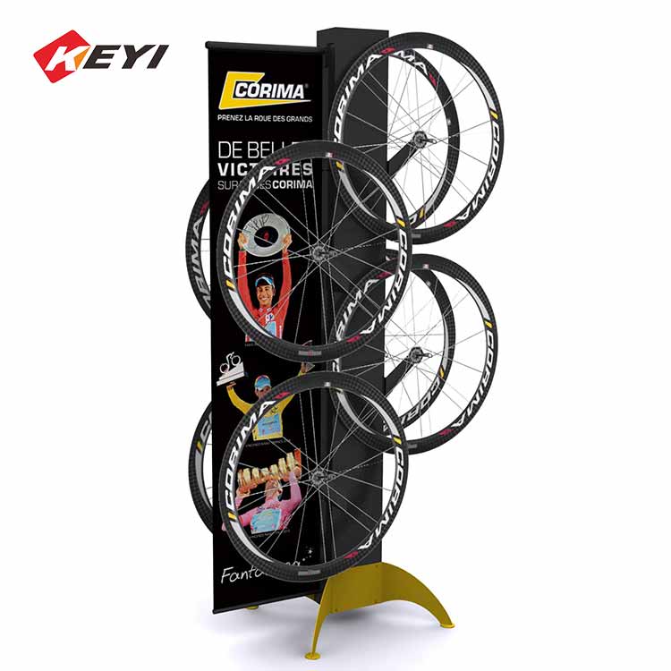 bicycle tire display stand