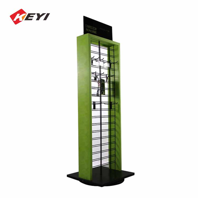 Custom Mobile Phone Shop Rotating Display Stand For Mobile Accessories
