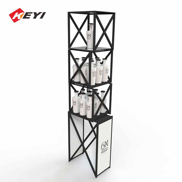 stackable metal retail wine display units,yellow tail wine display stand