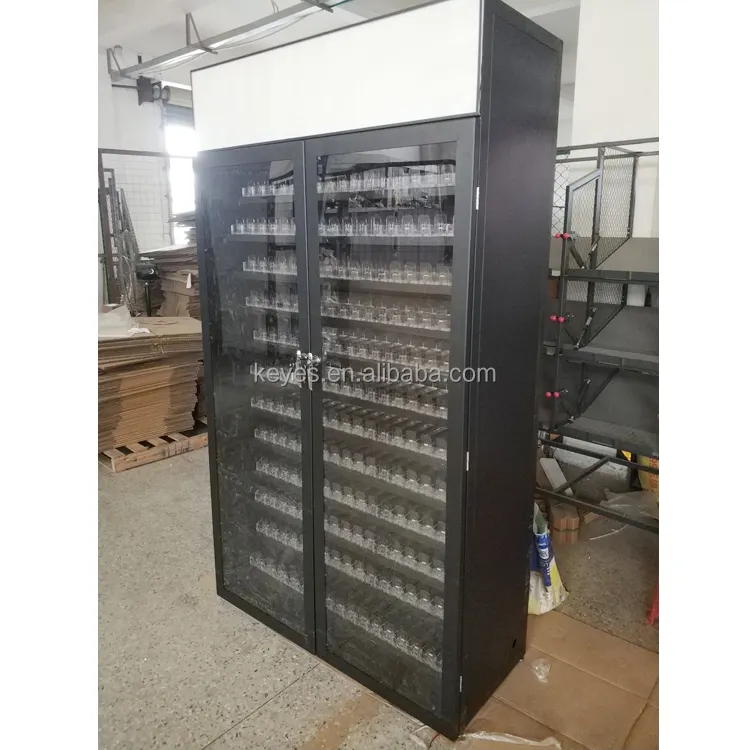 Convenience Store Multipurpose Cigarette Cabinet Cigarette Display Rack With Led Light